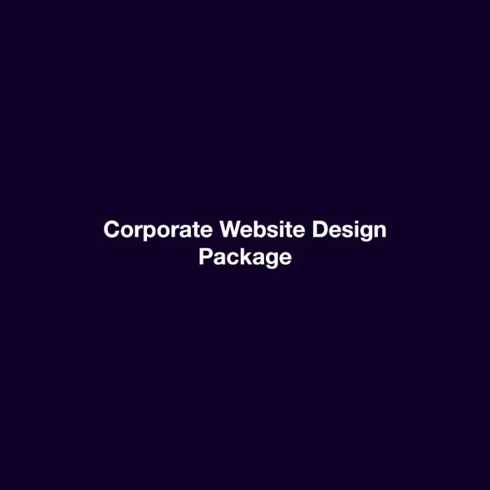 Corporate Website Design